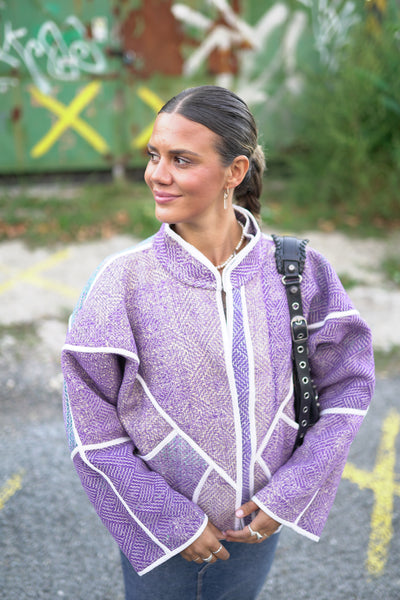 Kurze Kantha-Jacke