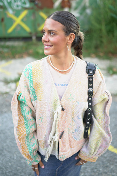 Kantha Long Jacket