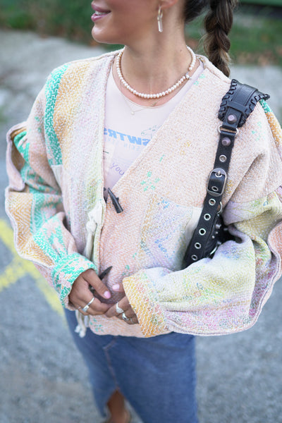 Kantha Long Jacket