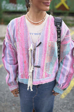 Lade das Bild in den Galerie-Viewer, Lange Kantha-Jacke
