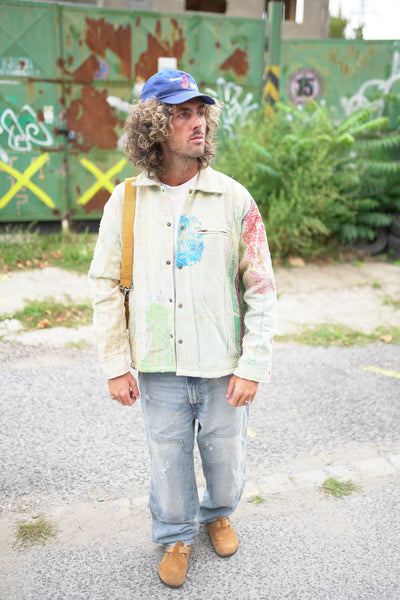 Lange Kantha-Jacke