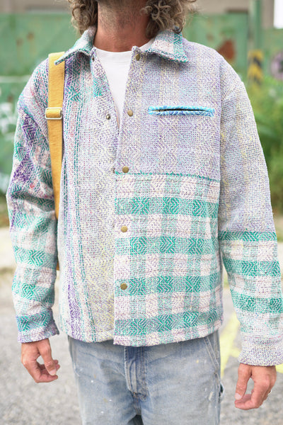Lange Kantha-Jacke