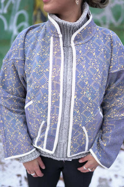 Kurze Kantha-Jacke