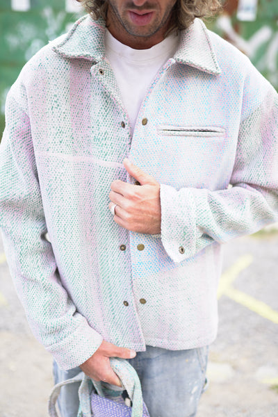Lange Kantha-Jacke