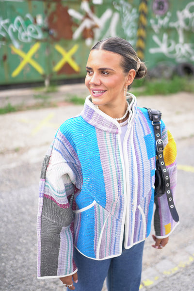 Kurze Kantha-Jacke
