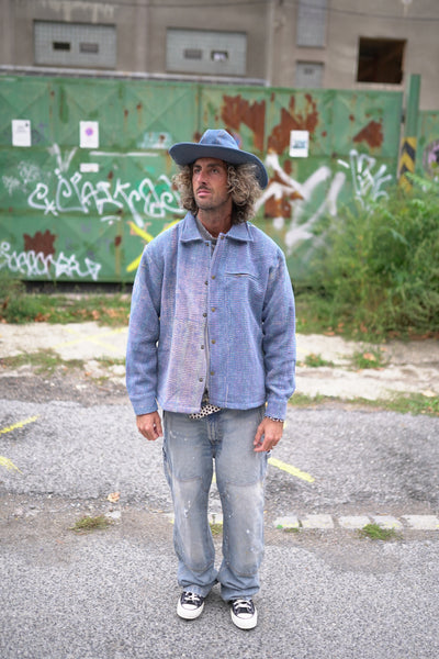 Lange Kantha-Jacke