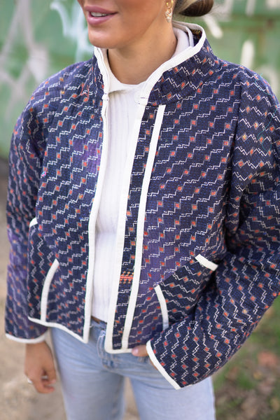 Kantha Short Jacket