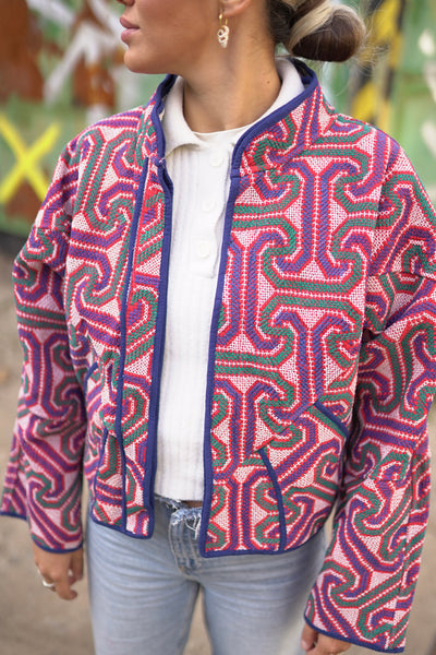 Kantha Short Jacket