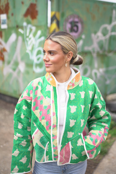 Kantha Short Jacket