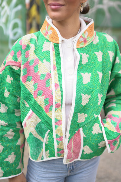 Kantha Short Jacket