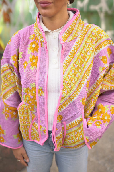 Kantha Short Jacket