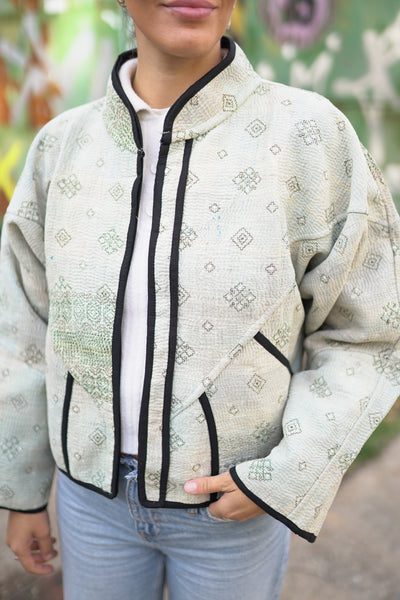 Kantha Short Jacket