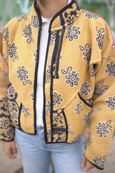 Kantha Short Jacket