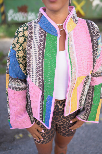 Kantha Short Jacket