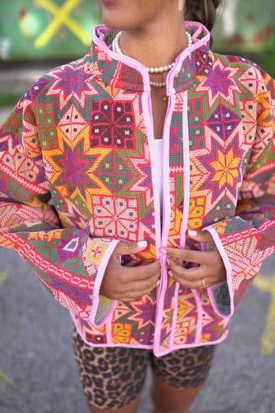 Kantha Short Jacket