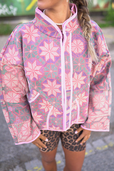 Kantha Short Jacket