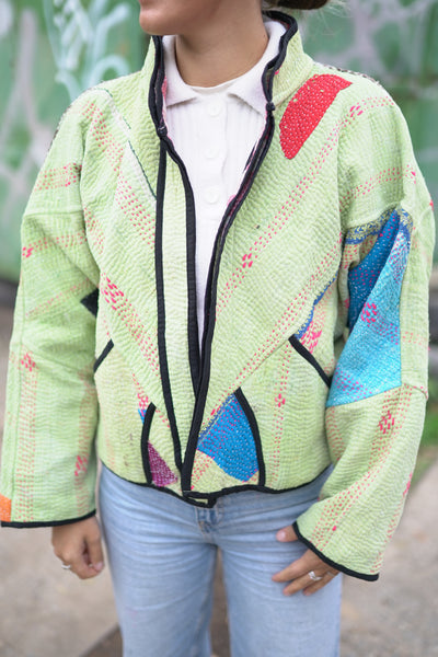 Kantha Short Jacket