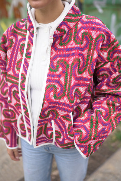 Kantha Short Jacket