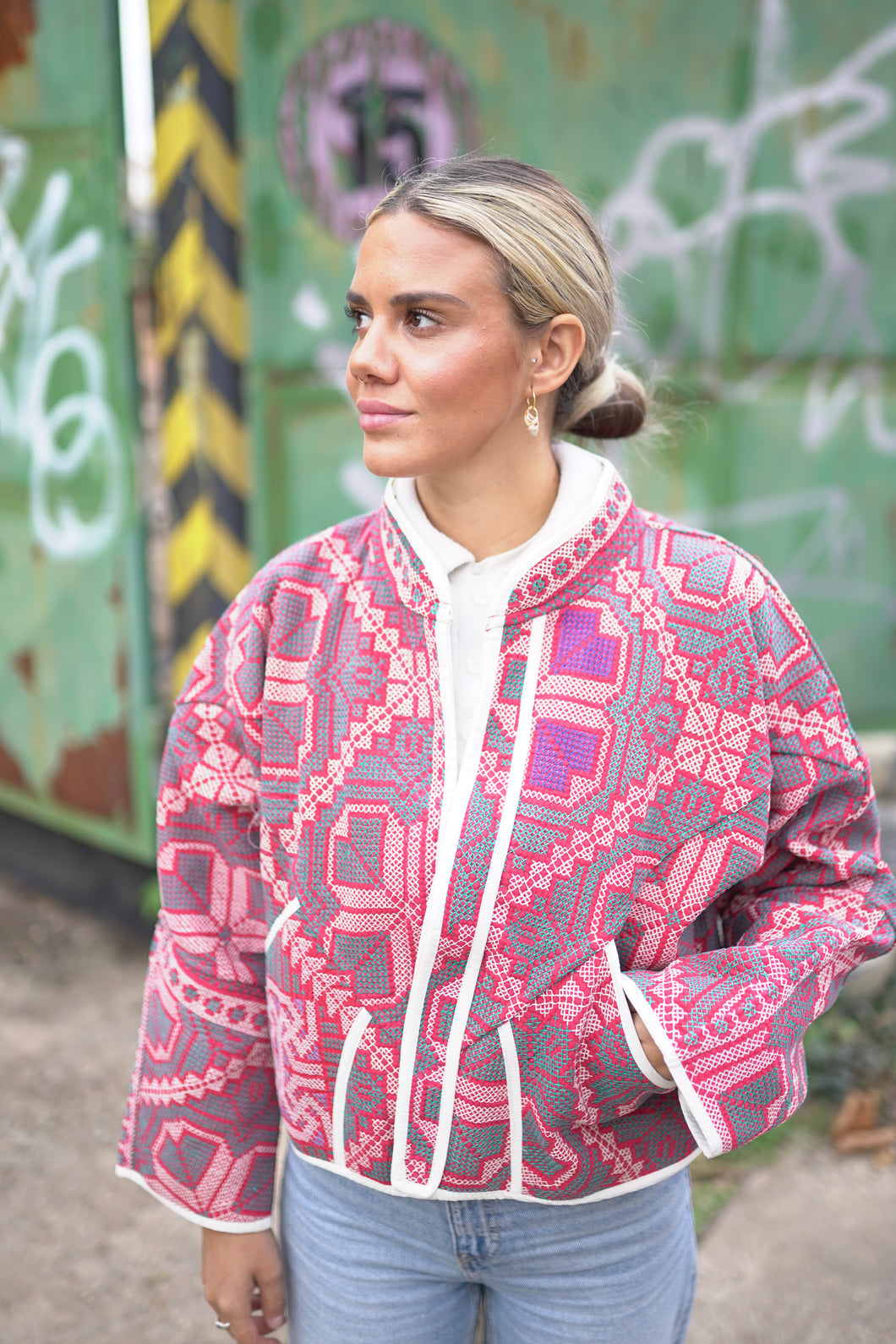 Kantha Short Jacket