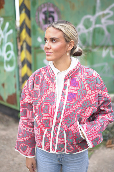 Kantha Short Jacket