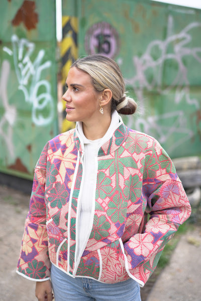 Kantha Short Jacket