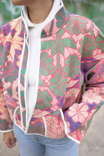 Kantha Short Jacket