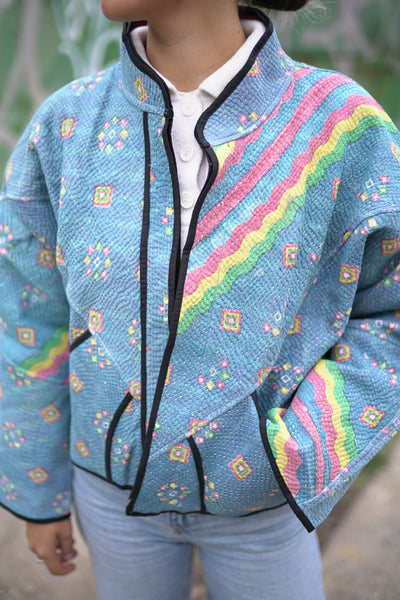 Kantha Short Jacket