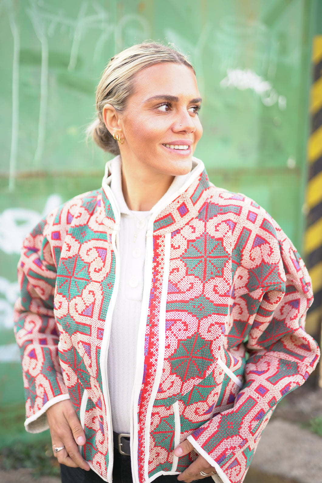 Kantha Short Jacket