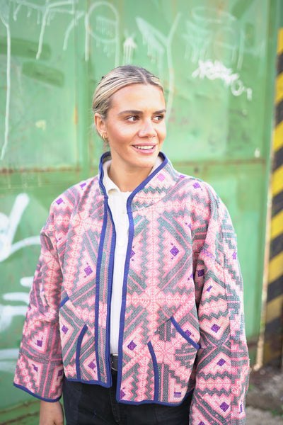 Kantha Short Jacket