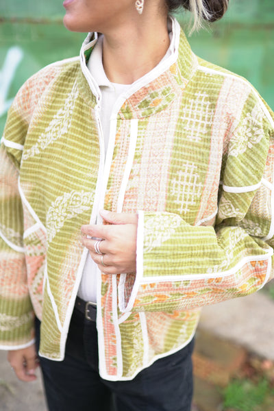 Kantha Short Jacket